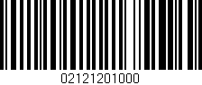 Código de barras (EAN, GTIN, SKU, ISBN): '02121201000'