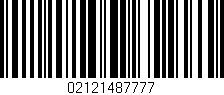 Código de barras (EAN, GTIN, SKU, ISBN): '02121487777'