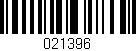 Código de barras (EAN, GTIN, SKU, ISBN): '021396'