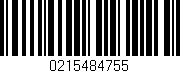 Código de barras (EAN, GTIN, SKU, ISBN): '0215484755'