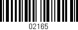 Código de barras (EAN, GTIN, SKU, ISBN): '02165'