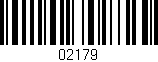 Código de barras (EAN, GTIN, SKU, ISBN): '02179'