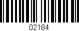 Código de barras (EAN, GTIN, SKU, ISBN): '02184'