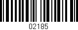 Código de barras (EAN, GTIN, SKU, ISBN): '02185'