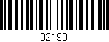 Código de barras (EAN, GTIN, SKU, ISBN): '02193'