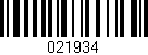 Código de barras (EAN, GTIN, SKU, ISBN): '021934'