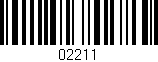 Código de barras (EAN, GTIN, SKU, ISBN): '02211'