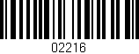 Código de barras (EAN, GTIN, SKU, ISBN): '02216'