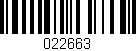 Código de barras (EAN, GTIN, SKU, ISBN): '022663'