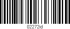 Código de barras (EAN, GTIN, SKU, ISBN): '02272ID'