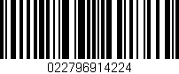 Código de barras (EAN, GTIN, SKU, ISBN): '022796914224'