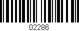 Código de barras (EAN, GTIN, SKU, ISBN): '02286'