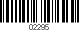 Código de barras (EAN, GTIN, SKU, ISBN): '02295'