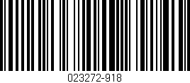 Código de barras (EAN, GTIN, SKU, ISBN): '023272-918'