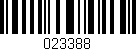 Código de barras (EAN, GTIN, SKU, ISBN): '023388'