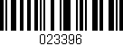 Código de barras (EAN, GTIN, SKU, ISBN): '023396'