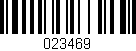 Código de barras (EAN, GTIN, SKU, ISBN): '023469'