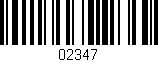 Código de barras (EAN, GTIN, SKU, ISBN): '02347'