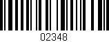 Código de barras (EAN, GTIN, SKU, ISBN): '02348'