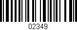 Código de barras (EAN, GTIN, SKU, ISBN): '02349'