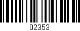 Código de barras (EAN, GTIN, SKU, ISBN): '02353'