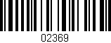 Código de barras (EAN, GTIN, SKU, ISBN): '02369'