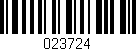 Código de barras (EAN, GTIN, SKU, ISBN): '023724'