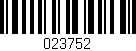 Código de barras (EAN, GTIN, SKU, ISBN): '023752'