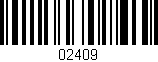 Código de barras (EAN, GTIN, SKU, ISBN): '02409'