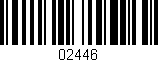 Código de barras (EAN, GTIN, SKU, ISBN): '02446'