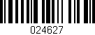 Código de barras (EAN, GTIN, SKU, ISBN): '024627'