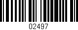 Código de barras (EAN, GTIN, SKU, ISBN): '02497'