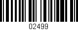 Código de barras (EAN, GTIN, SKU, ISBN): '02499'