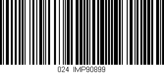 Código de barras (EAN, GTIN, SKU, ISBN): '024/IMP90899'