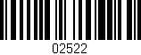Código de barras (EAN, GTIN, SKU, ISBN): '02522'