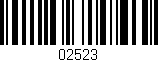 Código de barras (EAN, GTIN, SKU, ISBN): '02523'