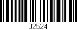 Código de barras (EAN, GTIN, SKU, ISBN): '02524'
