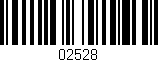 Código de barras (EAN, GTIN, SKU, ISBN): '02528'