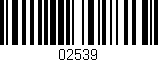 Código de barras (EAN, GTIN, SKU, ISBN): '02539'