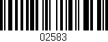 Código de barras (EAN, GTIN, SKU, ISBN): '02583'