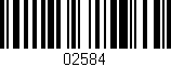Código de barras (EAN, GTIN, SKU, ISBN): '02584'