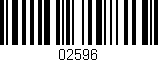 Código de barras (EAN, GTIN, SKU, ISBN): '02596'