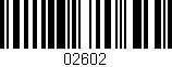 Código de barras (EAN, GTIN, SKU, ISBN): '02602'