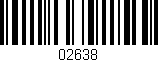 Código de barras (EAN, GTIN, SKU, ISBN): '02638'
