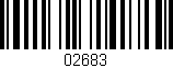 Código de barras (EAN, GTIN, SKU, ISBN): '02683'
