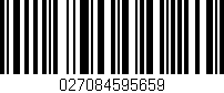 Código de barras (EAN, GTIN, SKU, ISBN): '027084595659'