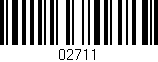 Código de barras (EAN, GTIN, SKU, ISBN): '02711'