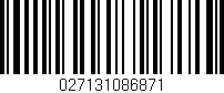 Código de barras (EAN, GTIN, SKU, ISBN): '027131086871'