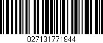 Código de barras (EAN, GTIN, SKU, ISBN): '027131771944'