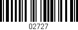 Código de barras (EAN, GTIN, SKU, ISBN): '02727'